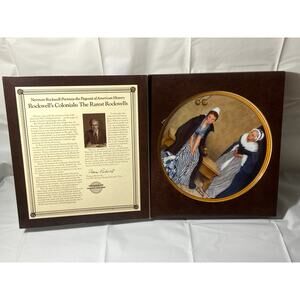 Colonial rockwell plate